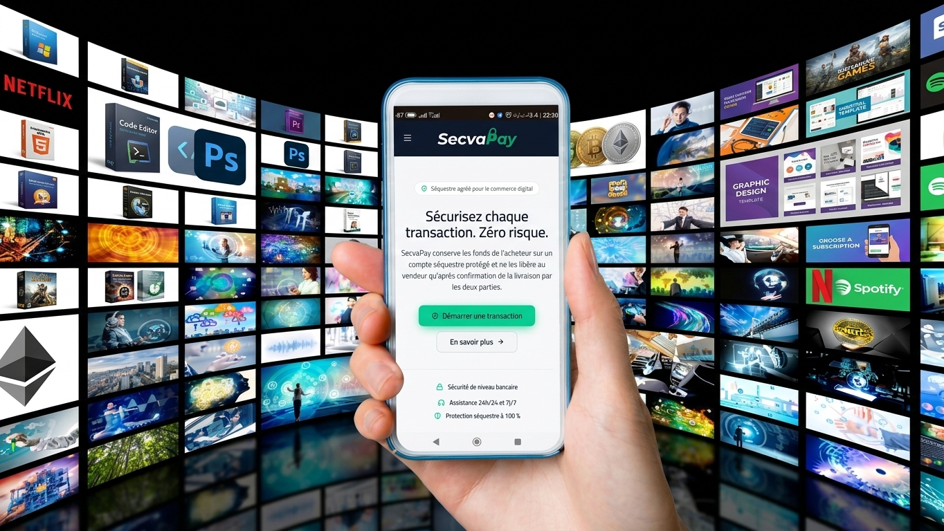 SecvaPay protects the sale of digital accounts and subscriptions